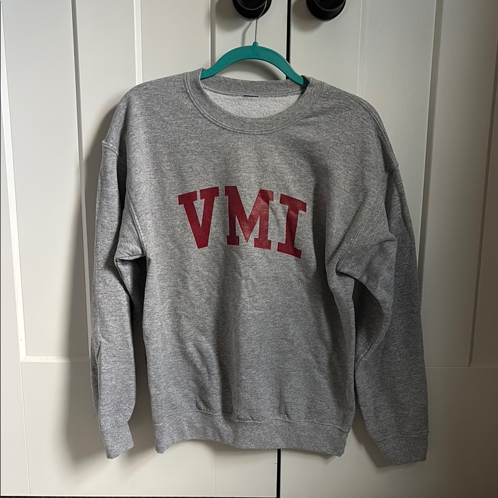 VMI Gray and Red Sweater